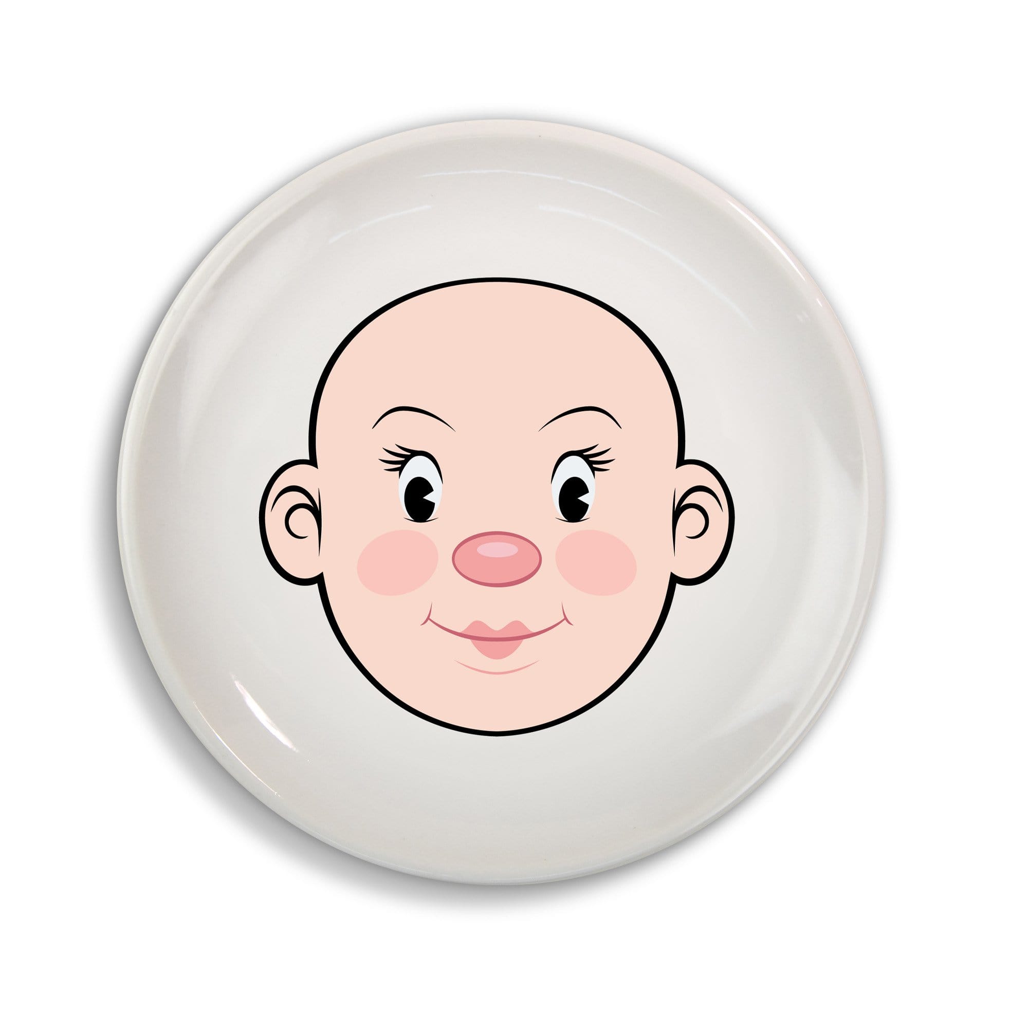 Genuine Fred Mr. Food Face Kids' Ceramic Dinner Plate