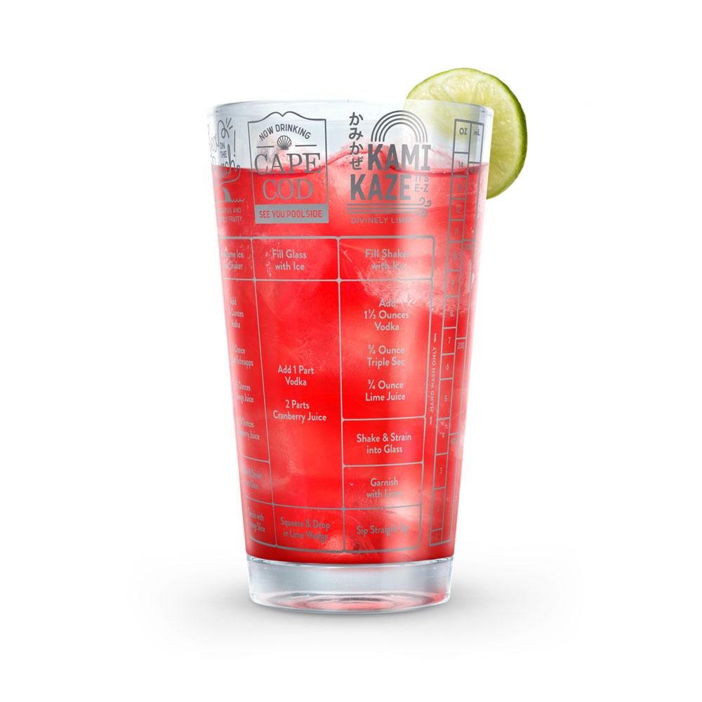 Good Measure Cocktail Recipe Glass - Creative Kitchen Fargo