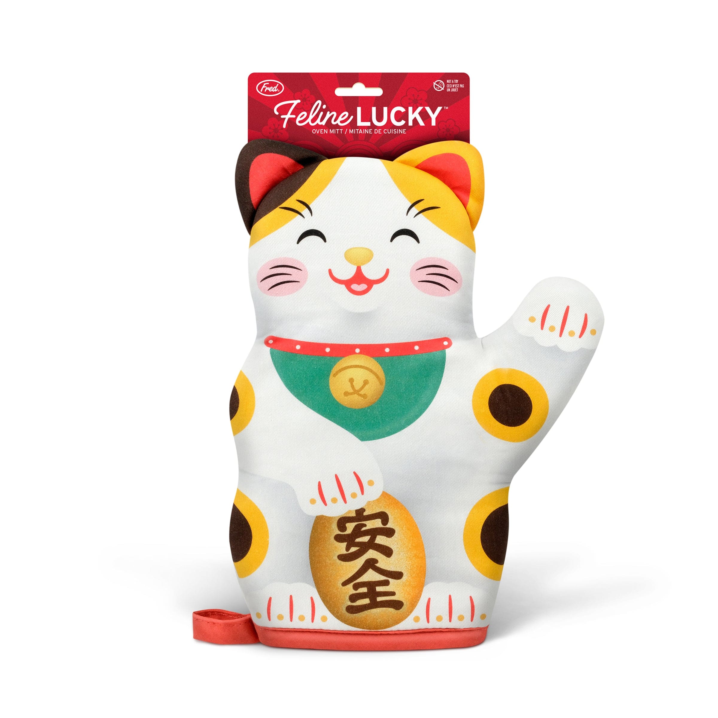 FELINE LUCKY - Oven Mitt