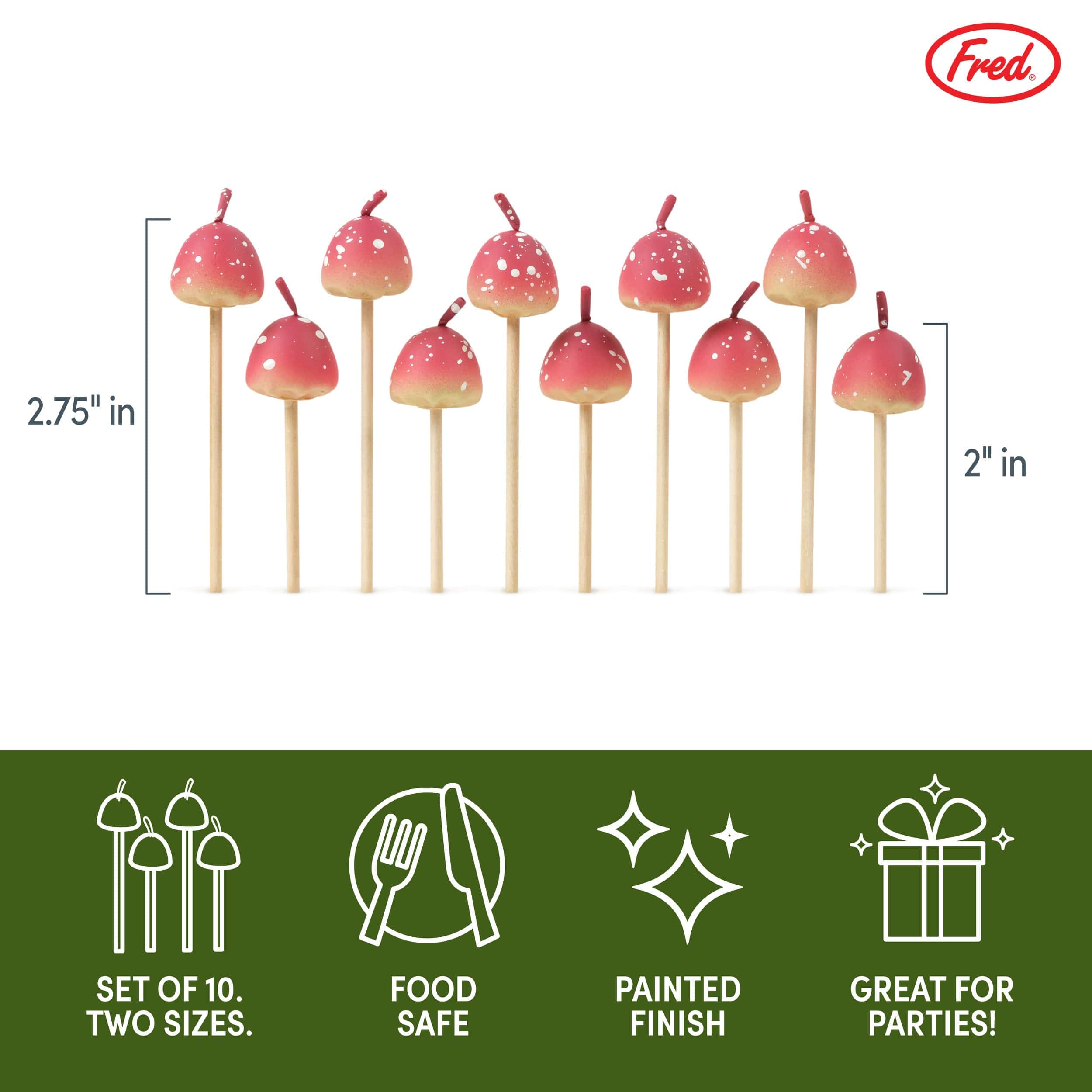 WOODLAND WICKS | Mushroom Party Candles – Genuine Fred