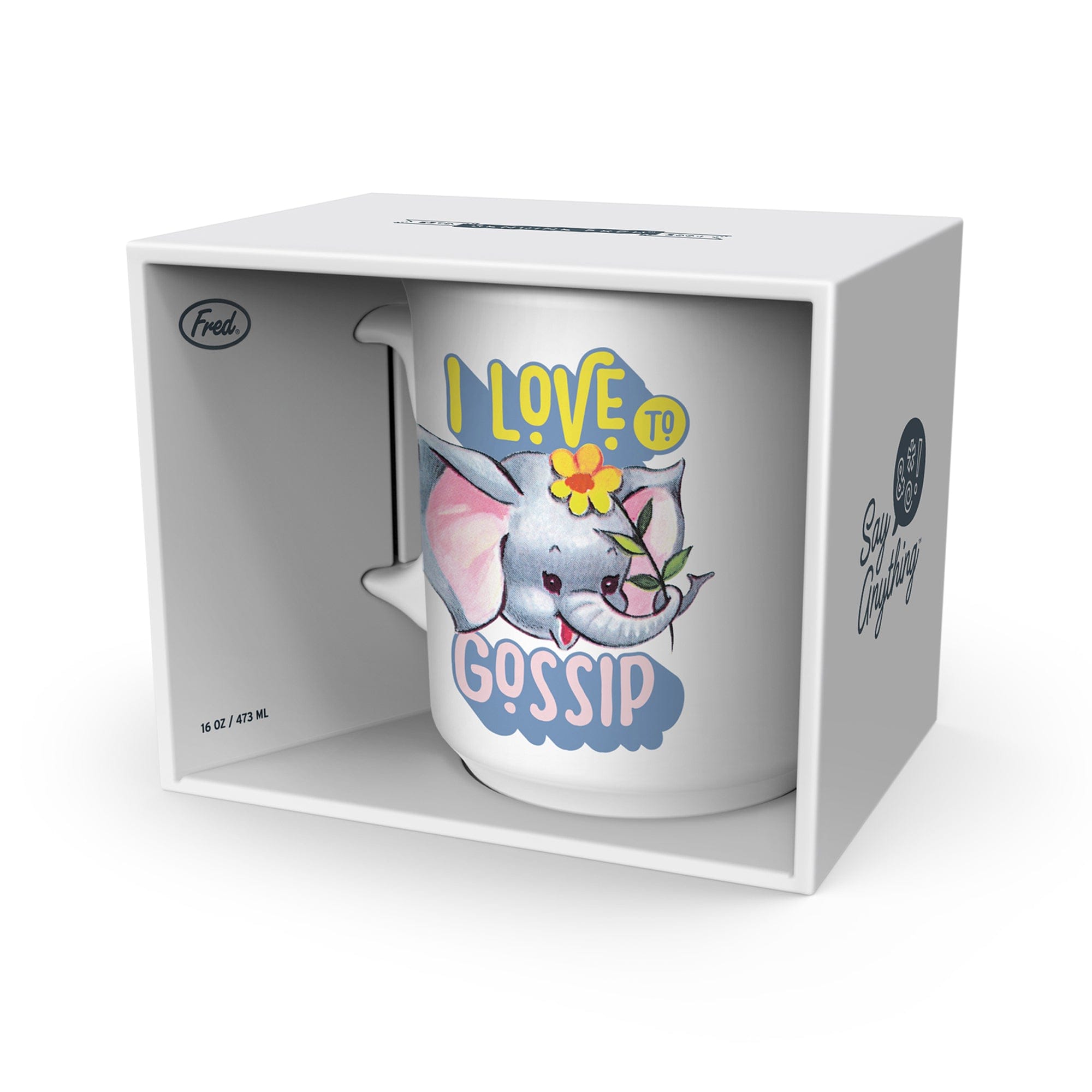 "I LOVE TO GOSSIP" MUG