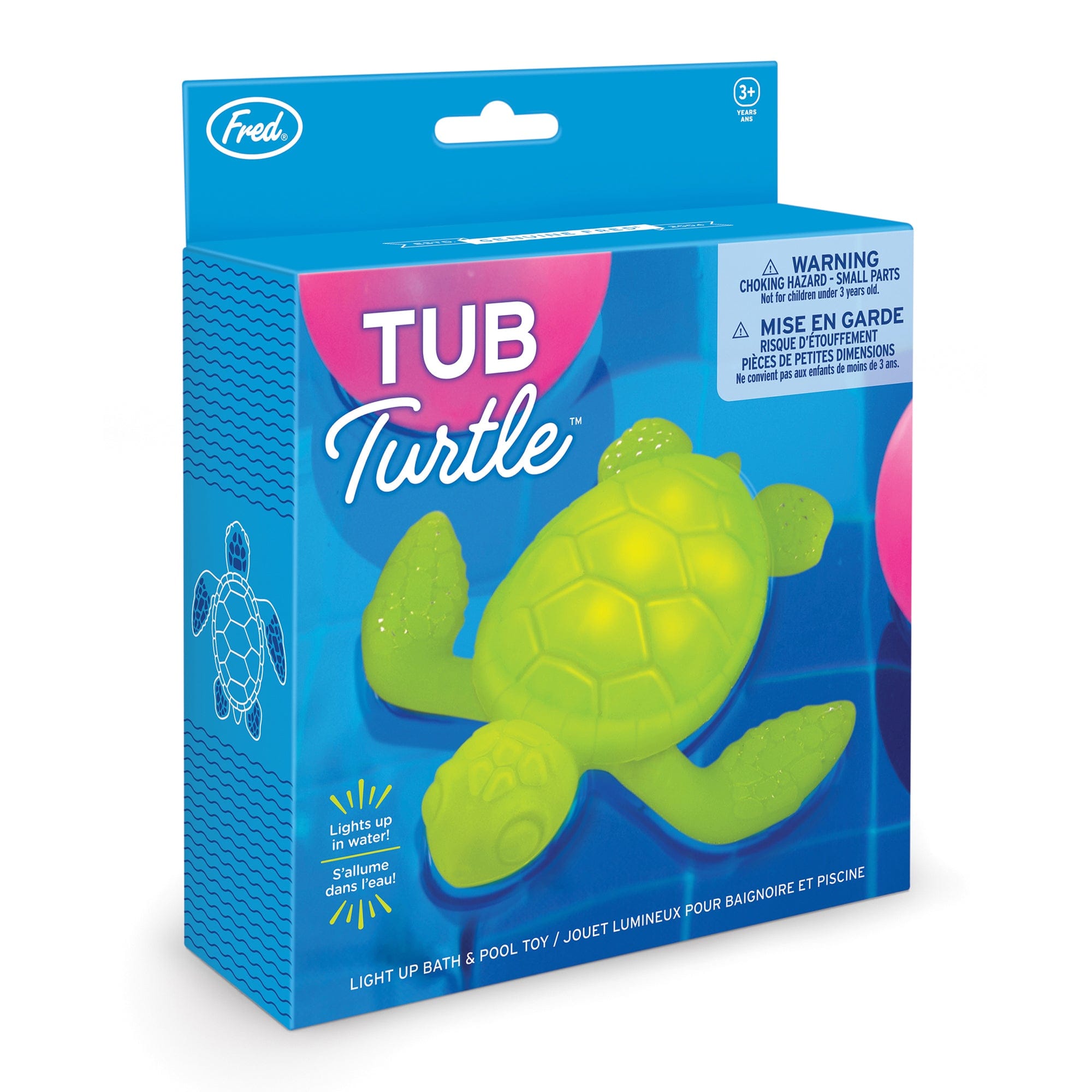 TUB TURTLE | A glowing bath & pool toy – Genuine Fred