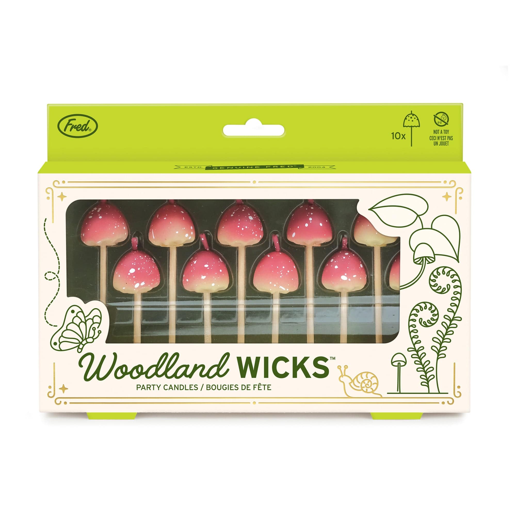 WOODLAND WICKS | Mushroom Party Candles – Genuine Fred