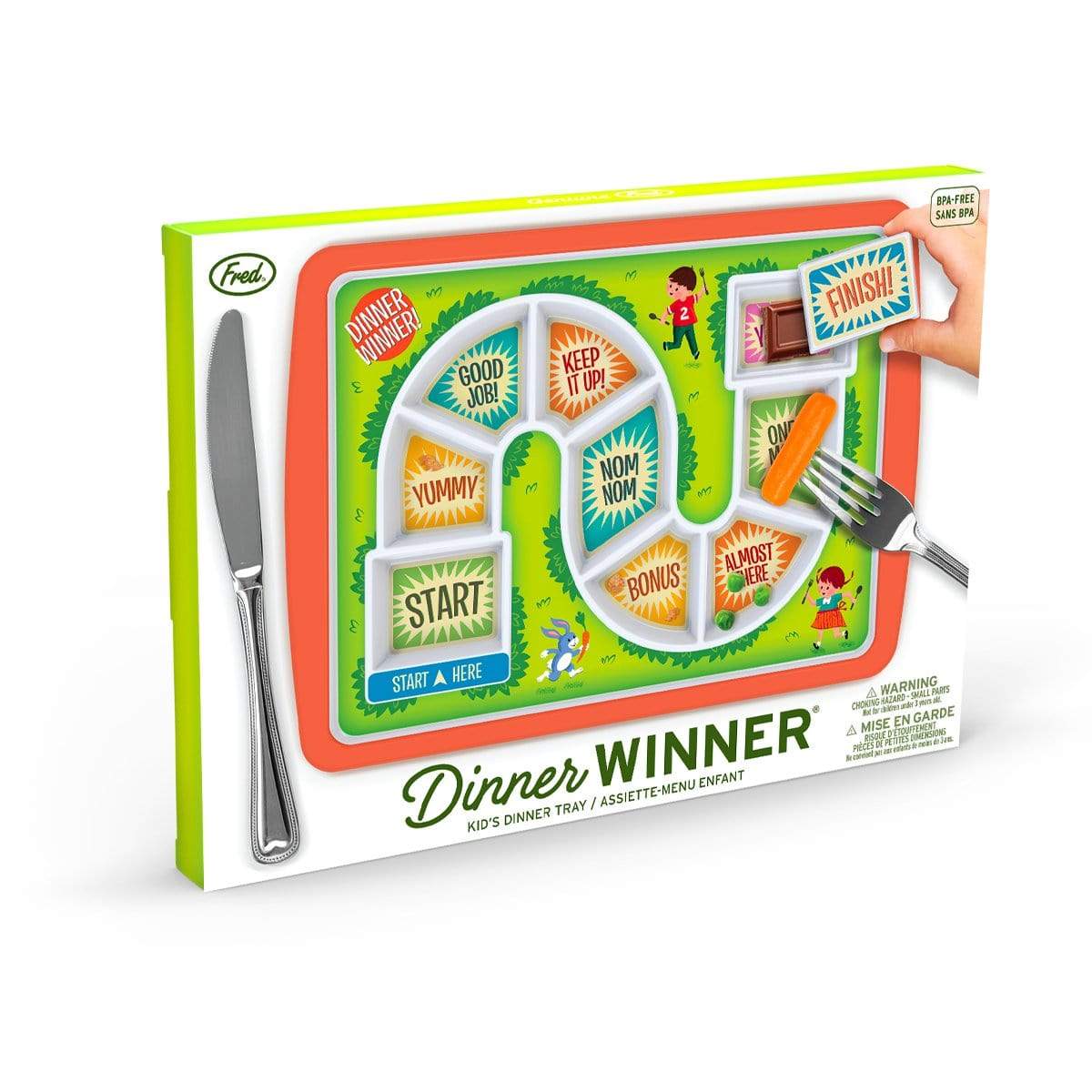 Dinner winner kids plate best sale