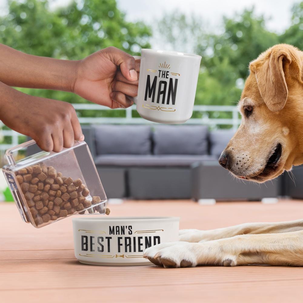 CERAMIC MUG + DOG BOWL SET