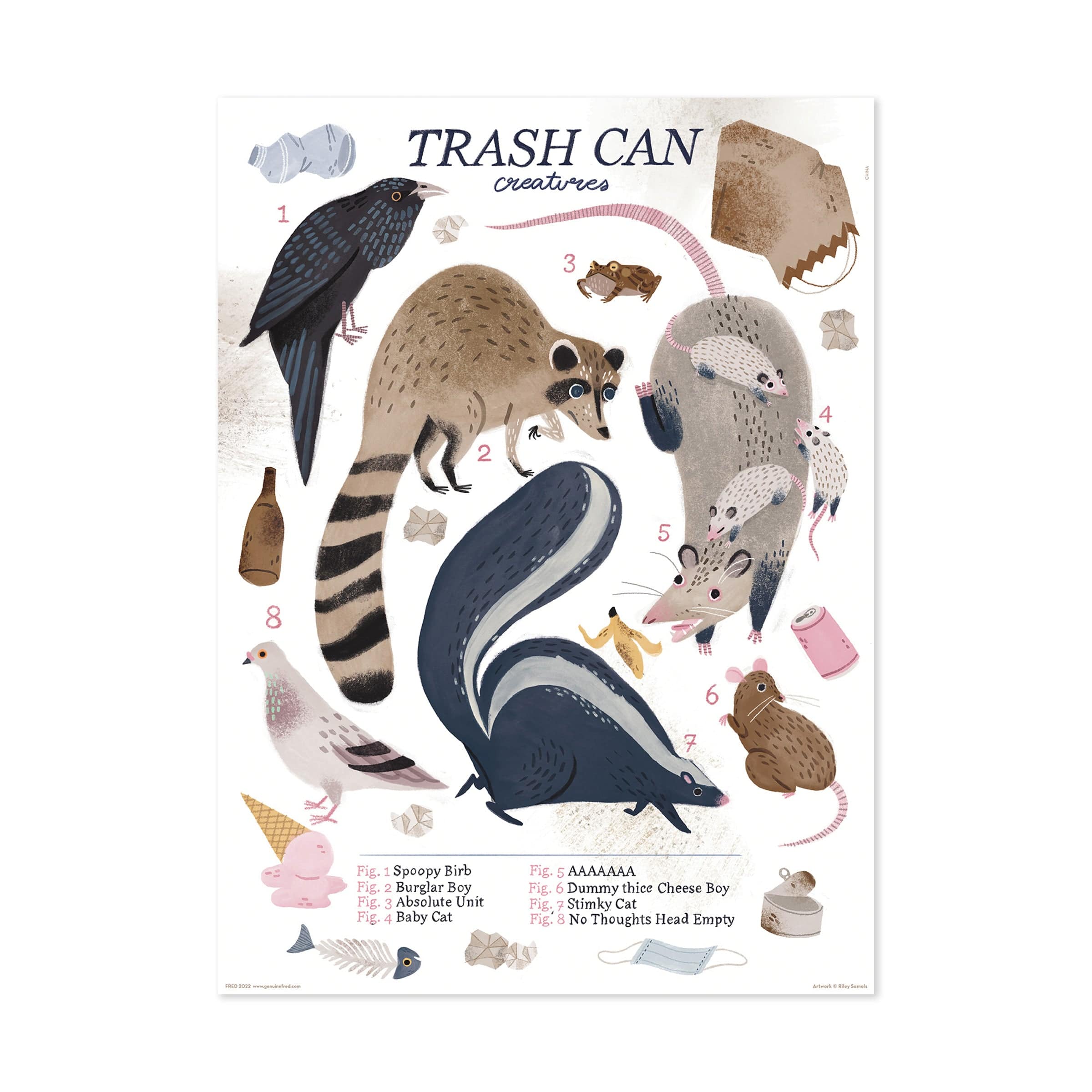 250 PIECE PUZZLE: TRASH CAN CREATURES