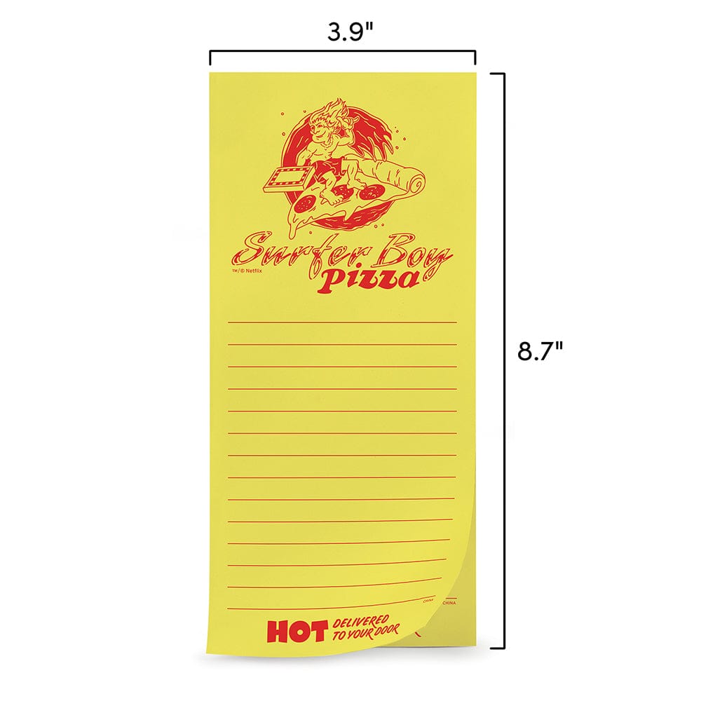 Color::Surfer Boy Pizza | MAGNETIC NOTEPAD