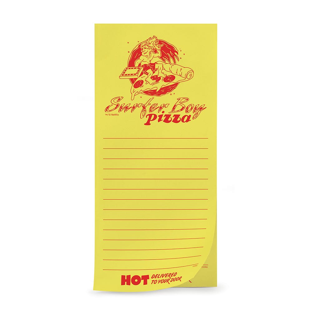 Color::Surfer Boy Pizza | MAGNETIC NOTEPAD