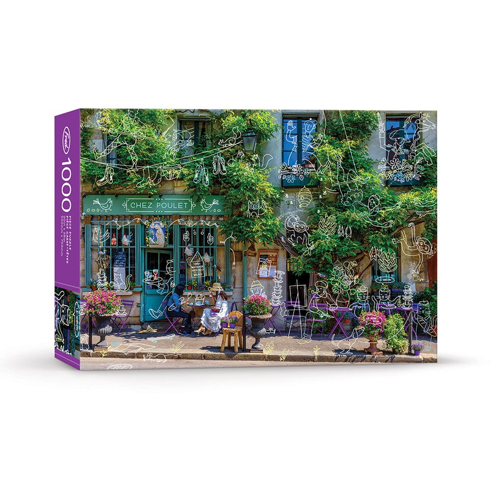 1000 PIECE PUZZLE: A BUSY DAY AT CHEZ POULET