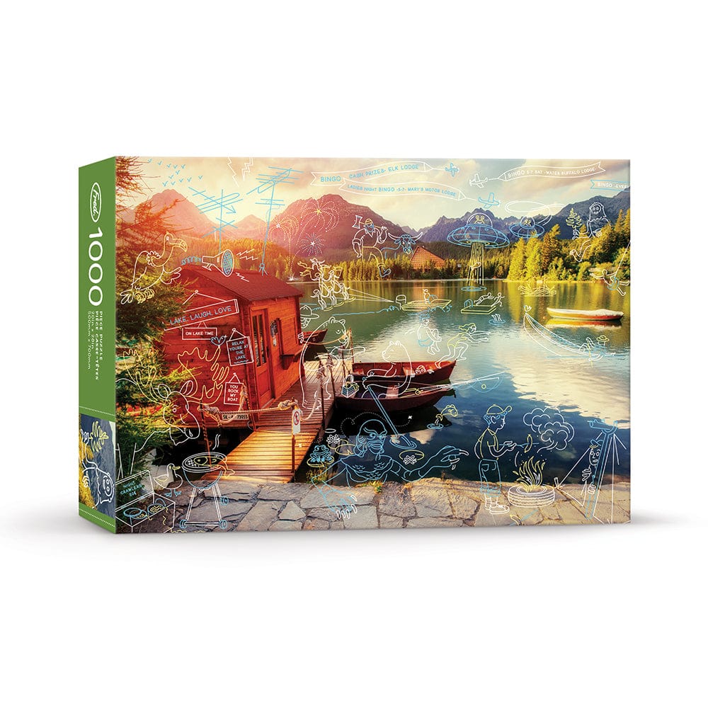 1000 PIECE PUZZLE: LIVING LA VIDA LAKE (AHHH)