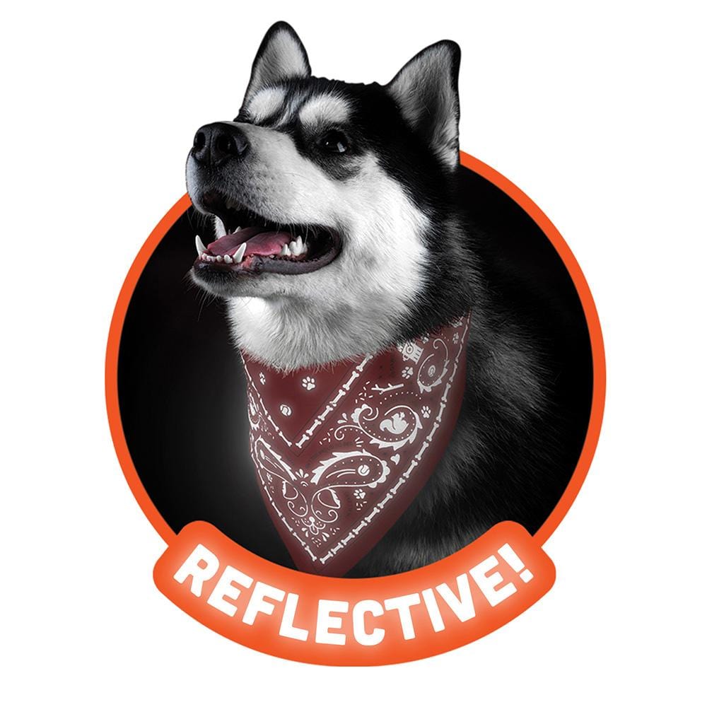 REFLECTIVE DOG BANDANAS