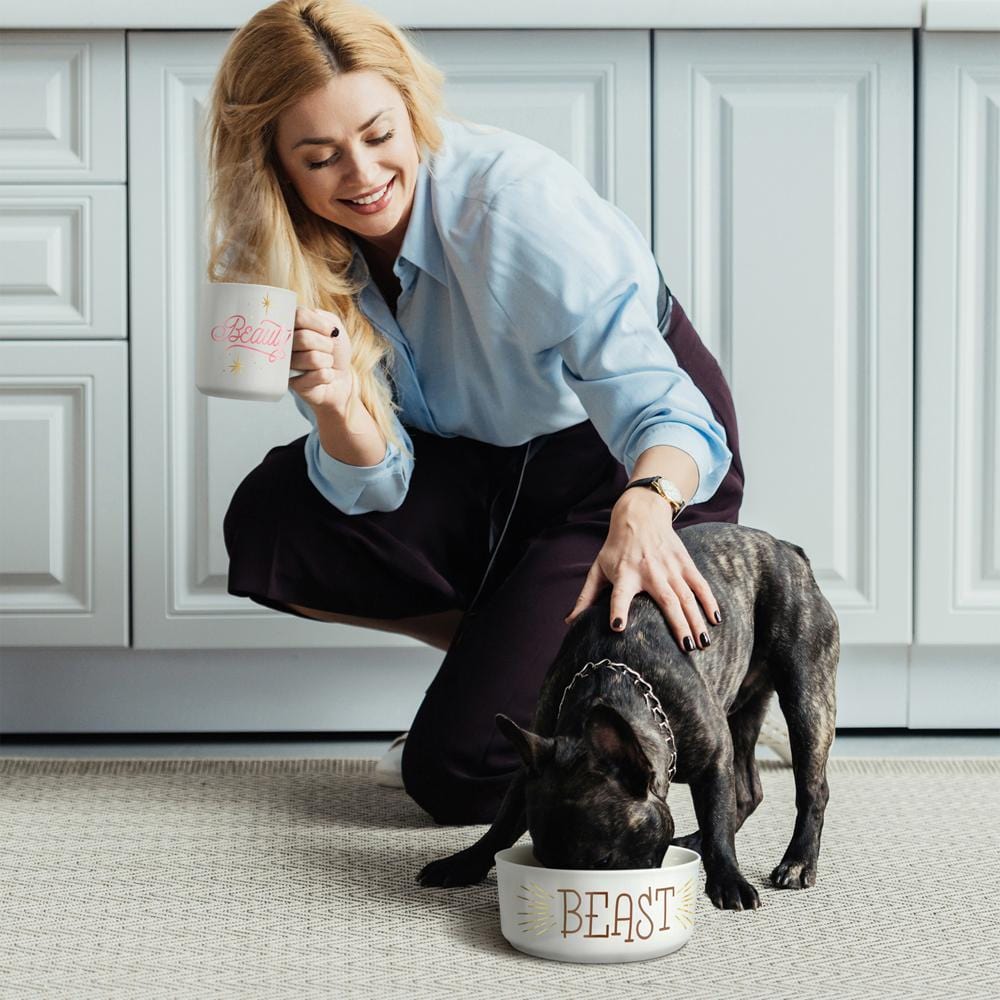 CERAMIC MUG + DOG BOWL SET