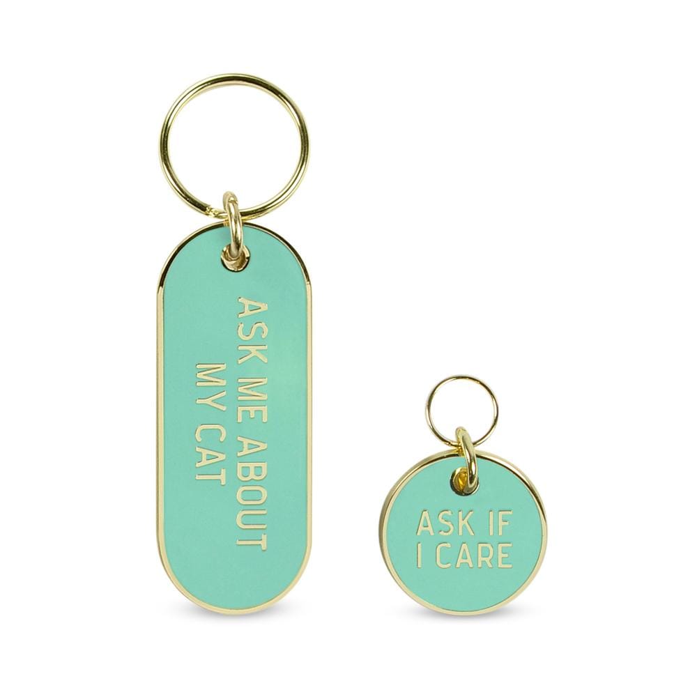 KEYCHAIN + CAT TAG SET