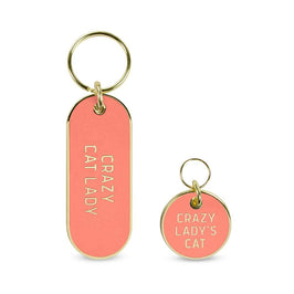 Dog Person Keychain & Pet Tag Set