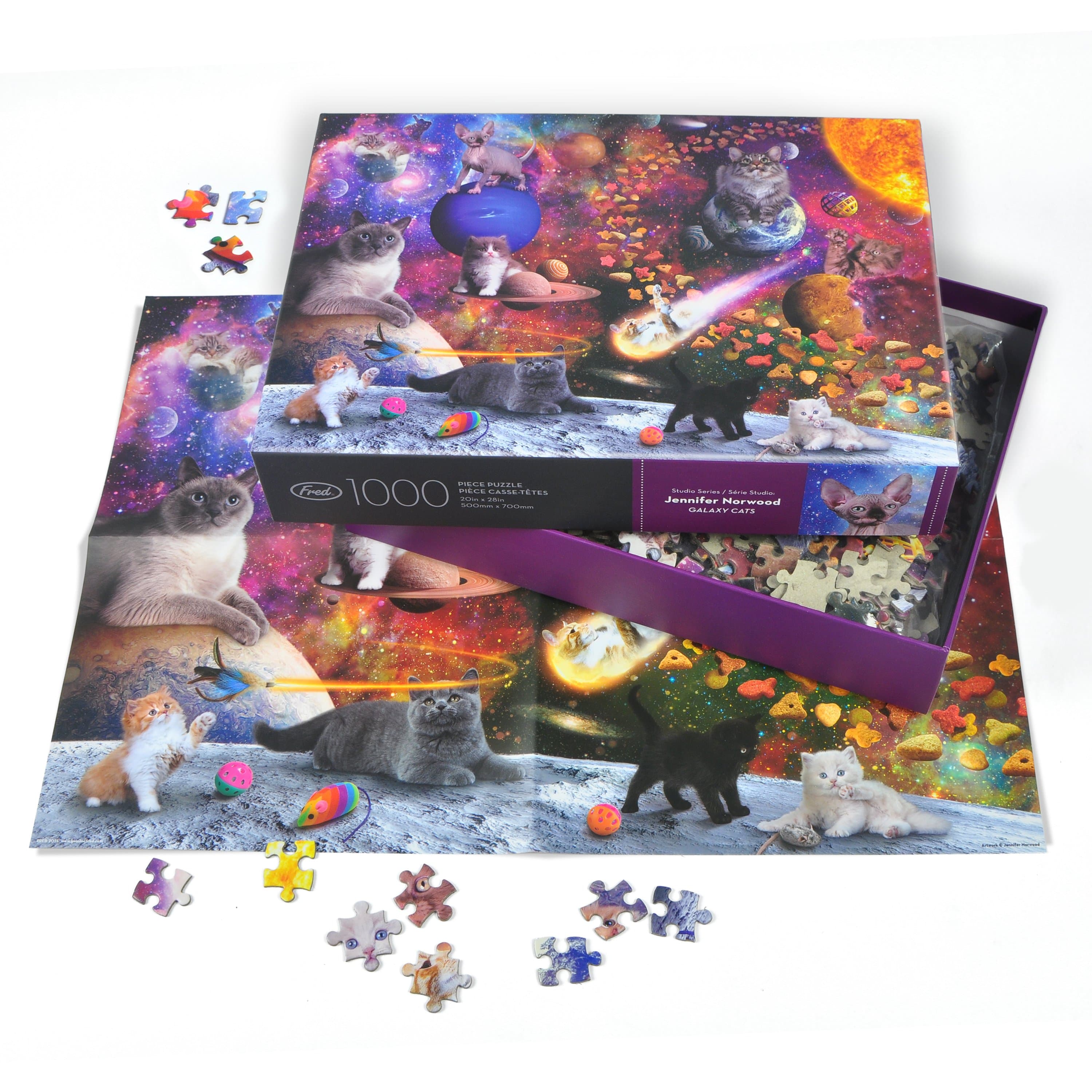 1000 PIECE PUZZLE: GALAXY CATS