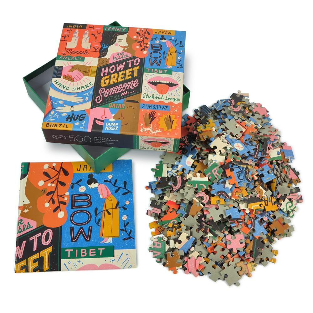 500 PIECE PUZZLE: HOW TO GREET SOMEONE